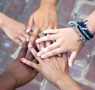 Connecting hands